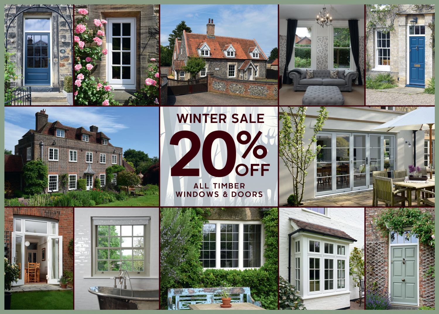 Winter Sale | Timber & Timber Alternative Windows | Timber Doors