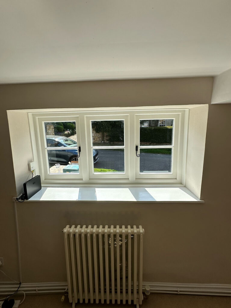 new casement windows with monkeytail handles