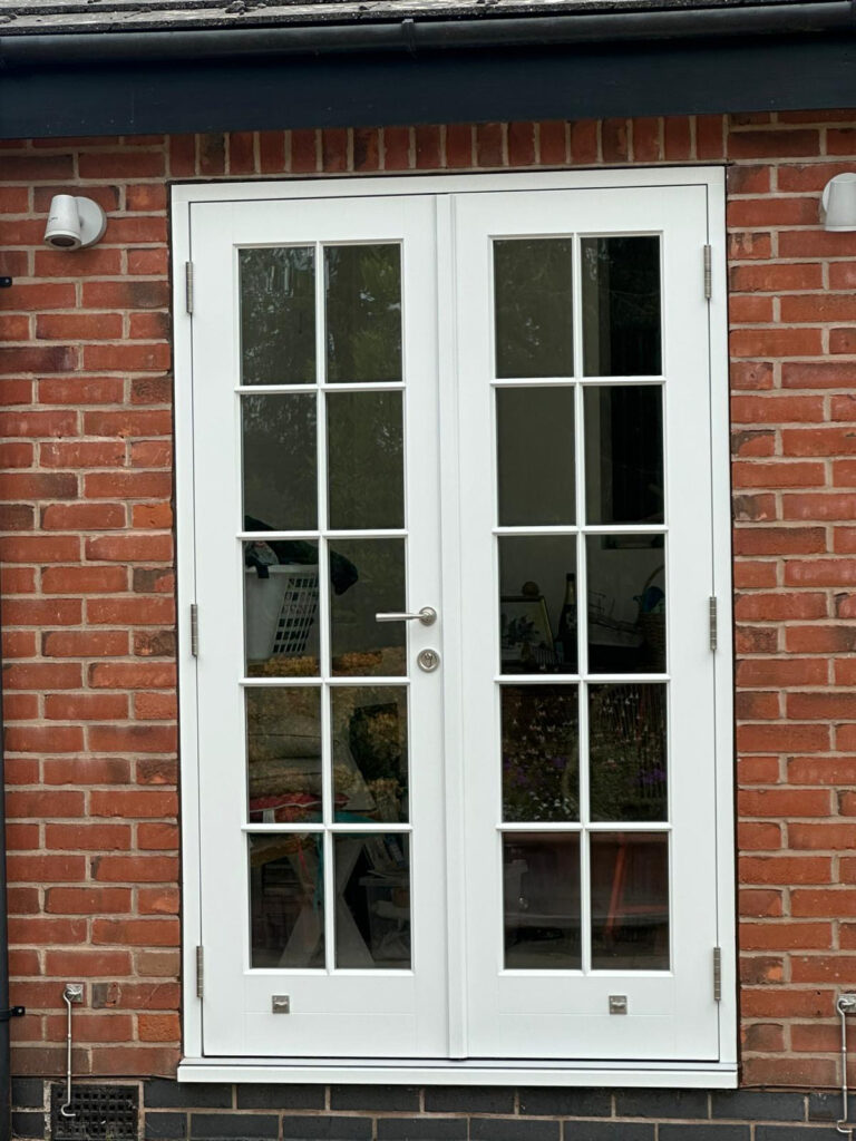 a georgian set of french doors