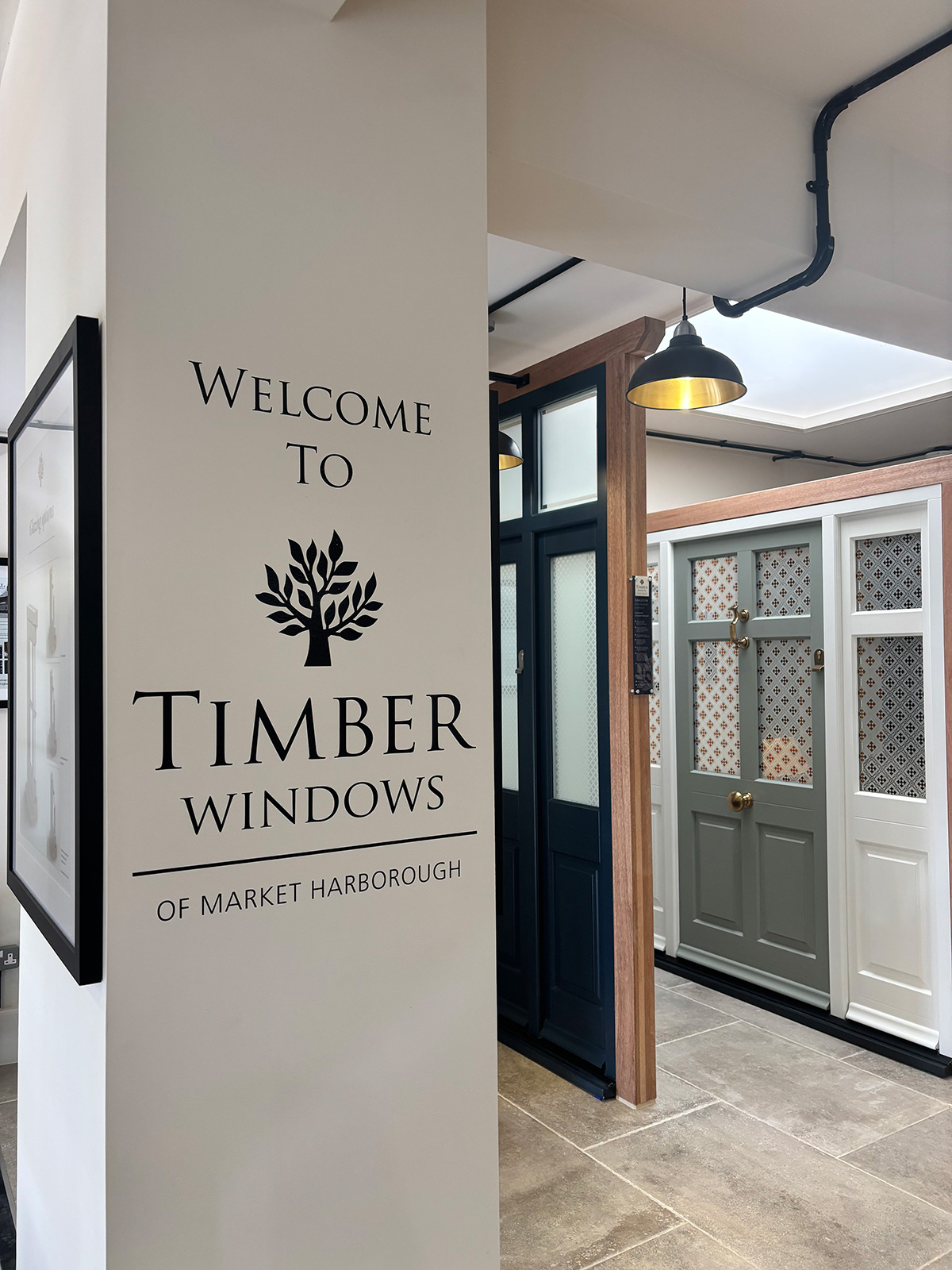 the timber windows of market harborough showroom