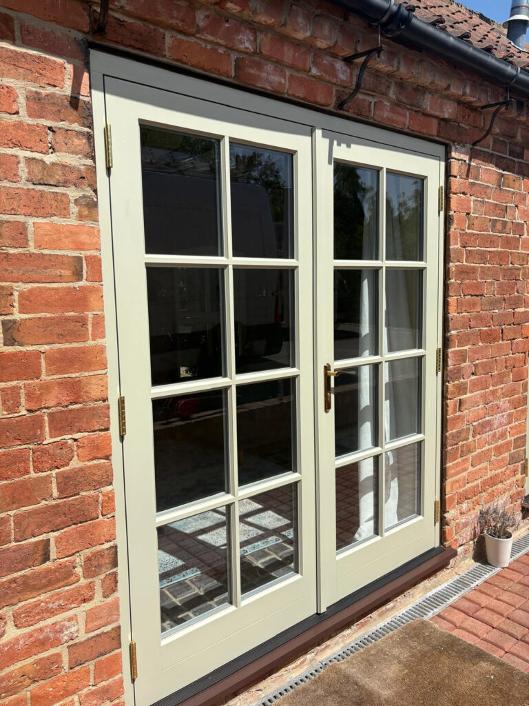 a set of georgian style french doors